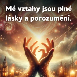 Mé vztahy jsou plné lásky a porozumění.